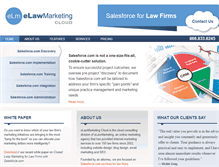 Tablet Screenshot of elawcloud.com